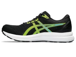 ASICS Gel-Contend 8, Męskie trampki, 46 EU, Black Electric Lime, 46 EU - Trampki męskie - miniaturka - grafika 1
