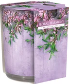 Świece - BISPOL Świeca w szkle SN72S-53 KWIATOWA HARMONIA, 100 g - miniaturka - grafika 1