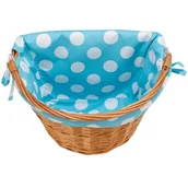 Koszyki rowerowe - Wkład do koszyka VÖGEL VKSC705MTV Błękitno-biały - miniaturka - grafika 1