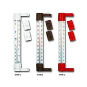 Termometry domowe - Terdens Termometr zaokienny 24cm brązowy 0358 - miniaturka - grafika 1