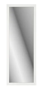 Białe prostokątne lustro ścienne w ramie N0-R68 - Lustra Białe prostokątne lustro ścienne w ramie N0-R68 - Lustra - miniaturka - grafika 1