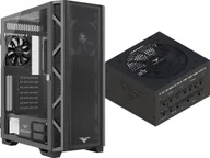 Obudowy komputerowe - Obudowa PREYON Obudowa PREYON Nest Meshy PRENM02B + Zasilacz PREYON EAGLE POWER GOLD 850W - miniaturka - grafika 1