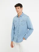 Koszule męskie - camicie uomo guess m4gh02 d3pf5 truckee m3d1 - miniaturka - grafika 1