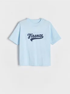 Reserved - T-shirt z nadrukiem - jasnoniebieski - Koszulki dla chłopców - miniaturka - grafika 1