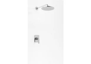 Kohlman Experience Zestaw prysznicowy podtynkowy z deszczownicą okrągłą 30 cm chrom QW220ER30 - Zestawy prysznicowe - miniaturka - grafika 2