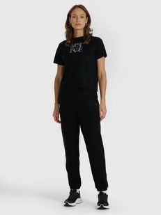 Spodnie dresowe joggery damskie 4F 4FRAW25TTROF1613-20S Czarny XL - Spodnie damskie Spodnie dresowe joggery damskie 4F 4FRAW25TTROF1613-20S Czarny XL - Spodnie damskie - miniaturka - grafika 1
