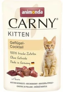 Animonda Carny Megapakiet Carny Kitten 24 x 85 g Koktajl drobiowy - Mokra karma dla kotów - miniaturka - grafika 1