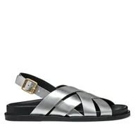 Sandały damskie - Sandały Geox D Adelash D55YWA 000CF C1007 Srebrny - miniaturka - grafika 1