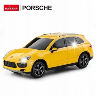 AUTO RC Porsche Cayenne SAMOCHÓD NA PILOT Zdalnie Sterowany 1:24 RASTAR - Zabawki zdalnie sterowane - miniaturka - grafika 1