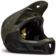 Kaski rowerowe - Kask MET PARACHUTE MCR MIPS full face L 58-61cm oliwkowy-czarny 2022 - miniaturka - grafika 1
