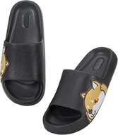 Kapcie męskie - Waysoland Klapki Kapcie Uniseks Antypoślizgowe Czarne Rozmiar 42-43 - miniaturka - grafika 1