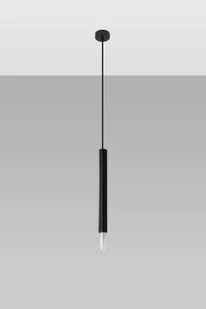 Sollux Lighting Lampa wisząca WEZYR 1 czarna - Lampy sufitowe - miniaturka - grafika 1