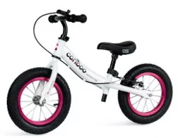 Rowerek biegowy, Adventure, White/Pink - Rowerki biegowe - miniaturka - grafika 1