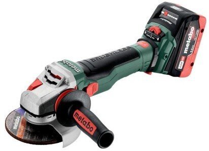 METABO Szlifierka Kąt.125 WVB 18 LTX BL 15-125 QUICK 2x5,5Ah LiHD METABOX 1104990