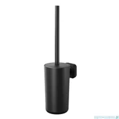 Wieszaki łazienkowe - Tiger Carv Szczotka toaletowa z pojemnikiem czarna 800245 - miniaturka - grafika 1