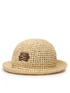 Czapki damskie - KARL LAGERFELD Kapelusz B1W46086 Beżowy - miniaturka - grafika 1