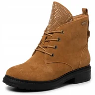 Botki damskie - Stylowe półbuty damskie Big Star EE274511, brązowe, na jesień rozmiar 38 - miniaturka - grafika 1