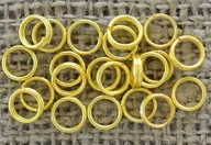 Biżuteria - akcesoria - [201008] Ogniwka sprężynki 5mm kolor złoty 100szt - miniaturka - grafika 1