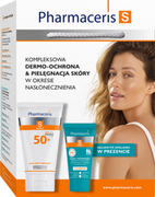 Zestawy kosmetyków damskich - PHARMACERIS S Zestaw Kompleksowa Dermo-Ochrona & Pielęgnacja Skóry Sun Body Protect Barierowy Balsam Ochronny Do Ciała - 150ml + Cica Sensitive Kojąco – Regenerujący Balsam Po Opalaniu o Silnym Działaniu Nawilżającym Do Twarzy i Ciała - 50ml - miniaturka - grafika 1