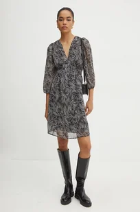 Morgan sukienka RBETTY kolor czarny mini rozkloszowana RBETTY - Sukienki - miniaturka - grafika 1