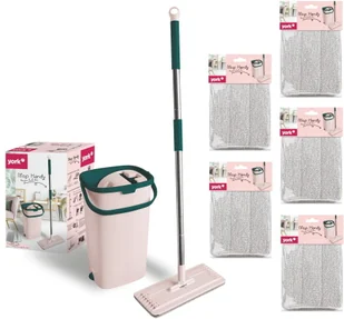 York ZESTAW MOP płaski wyciskany z wiadrem HANDY z 5 zapasami SUPER CENA oficjalny sklep internetowy zestaw-mop-plaski-z-wiaderm-handy-z-5-zapasmi - Miotły, szufle, mopy - miniaturka - grafika 2