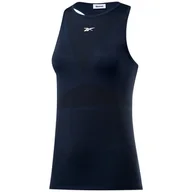 Koszulki sportowe damskie - Damski podkoszulek Reebok  ActivChill Dark Blue M - miniaturka - grafika 1