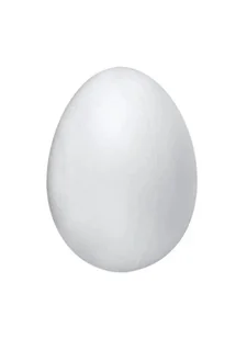 Jajko styropianowe 12/8,8cm  - ozdoba wielkanocna - Titanum - Prace ręczne dla dzieci - miniaturka - grafika 1