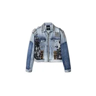 Kurtki damskie - Desigual Kurtka damska, NIEBIESKI, XXL - miniaturka - grafika 1