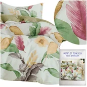 Pościel - Pościel 200 x 220 3cz Satyna Bawełniana nr A1804 - miniaturka - grafika 1