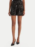 Spodenki damskie - Vero Moda Szorty materiałowe Efa 10335727 Czarny Loose Fit - miniaturka - grafika 1