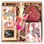 Zestawy upominkowe - Prezent Na Dzień Mamy Matki Zestaw Kubek, Herbata, Kwiaty - miniaturka - grafika 1