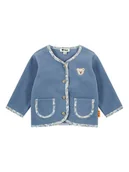 Bluzy i sweterki niemowlęce - Steiff Kardigan w kolorze niebieskim - miniaturka - grafika 1