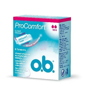 Johnson&Johnson J&J O.B. Tampony PROCOMFORT MINI 8szt. - Tampony - miniaturka - grafika 2