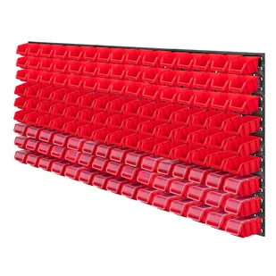 Tablica warsztatowa Lokke 135 elementów 174 x 78 cm, czerwona - Pozostałe wyposażenie warsztatu - miniaturka - grafika 1