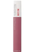 Szminki - Maybelline New York Super Stay, szminka w płynie Lover, 5ml - miniaturka - grafika 1