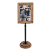 Ramki na zdjęcia - Ramka drewniana z cokołem 10x15 - miniaturka - grafika 1