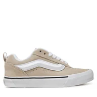 Trampki damskie - Tenisówki Vans Knu Skool VN000CS0BLL1 Beżowy - miniaturka - grafika 1