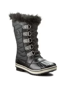 Sorel Śniegowce Youth Tofino II NY2419 Czarny - Buty dla dziewczynek - miniaturka - grafika 1