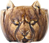 Donice - Bloomingville Osłonka na doniczkę Abner 9,5 cm brązowa - miniaturka - grafika 1