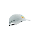 Czapki i chusty sportowe męskie - COMPRESSPORT Czapka biegowa 5 PANEL LIGHT CAP white sunrise - miniaturka - grafika 1