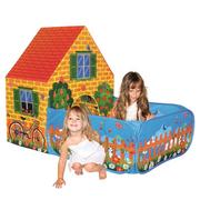 Namioty i tipi dla dzieci - Bino Namiot domek z płotkiem 82816 - miniaturka - grafika 1