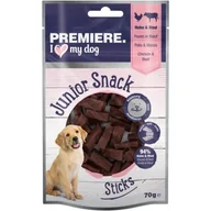 Przysmaki dla psów - PREMIERE Junior Sticks Kurczak i wołowina 10 x 70 g - miniaturka - grafika 1