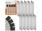 Nożyczki - OSTRZA OSTRZE WYMIENNE ŁAMANE DO NOŻA ZESTAW OSTRZY 18MM 4X10SZT. - miniaturka - grafika 1