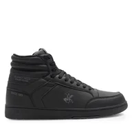 Sneakersy męskie - Sneakersy Beverly Hills Polo Club PUFF-01 Czarny - miniaturka - grafika 1