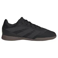Piłka nożna - adidas Buty piłkarskie Accuracy Club Unisex Indoor Sala Shoes, Rdzeń, czarny, węglowy, złoty, spotykany, 35.5 EU - miniaturka - grafika 1