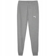 Dresy męskie - Spodnie męskie Puma Team Goal Casuals szare 658598 33 L - miniaturka - grafika 1