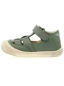 Buciki dla niemowląt - Naturino Skórzane półsandały "Wad" w kolorze zielonym - miniaturka - grafika 1