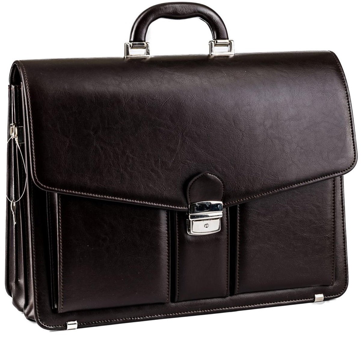 Duża teczka męska Tizano T02 czekolada