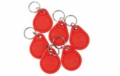 Kontrola dostępu - Zestaw 10 breloków zbliżeniowych RFID do kluczy, zakodowane RFID HD-RKF07R - miniaturka - grafika 1
