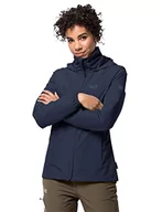 Kurtki damskie - Jack Wolfskin Kurtka STORMY POINT JACKET W midnight blue - XL 1111201-1910 - miniaturka - grafika 1